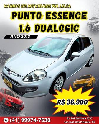 FIAT PUNTO 1.6 ESSENCE 16V FLEX 4P MANUAL FIAT PUNTO 1.6 ESSENCE 16V FLEX 4P MANUAL